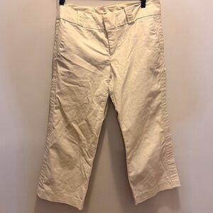 Old Navy Tan Low Waist Capri Pants